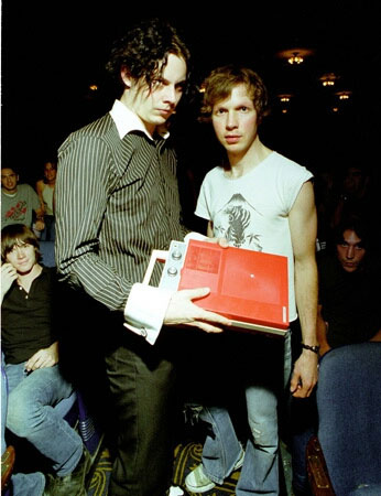 Beck and Jack White, August 11, 2002